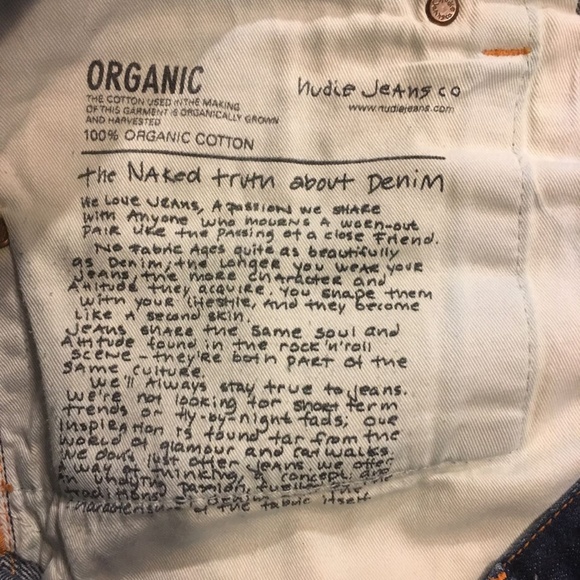 Nudie Jeans Brute Knute Selvage 34W Jeans - Picture 5 of 6